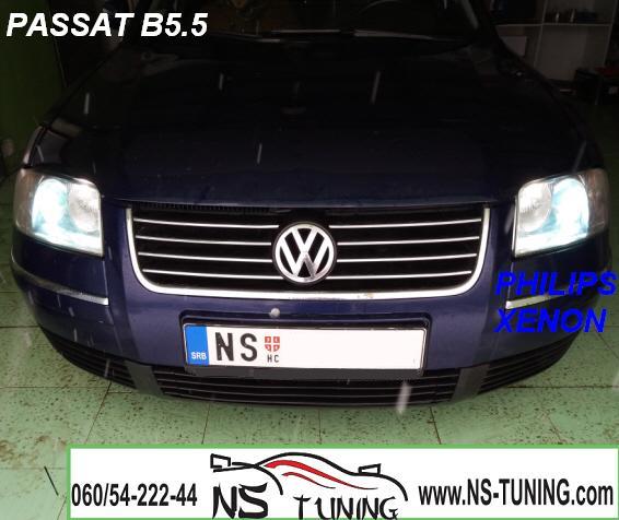 passat b5.5 xenon svetla h7 sijalica philips ugradnja novi sad